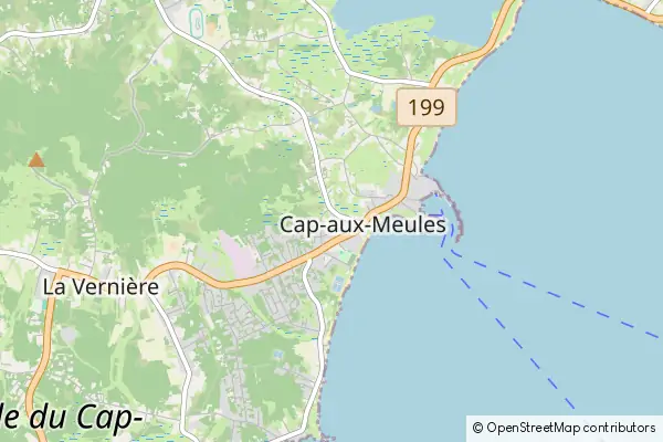 Mapa Cap-aux-Meules