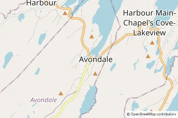 Mapa Avondale