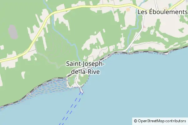 Mapa Saint-Joseph-de-la-Rive