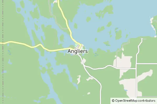 Mapa Angliers