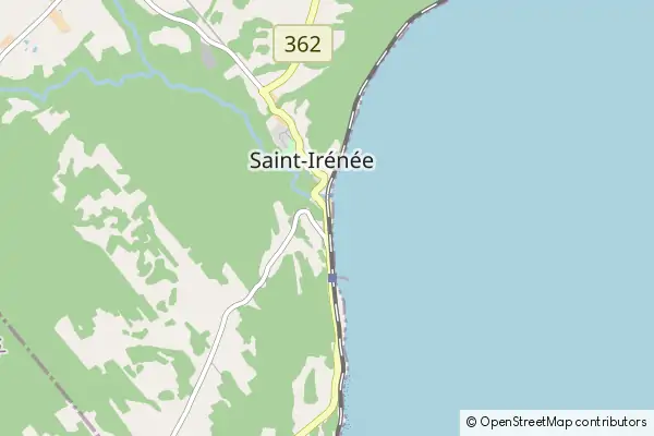 Mapa Saint-Irénée