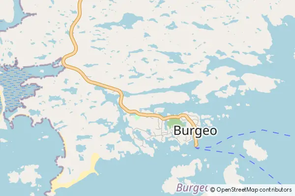 Mapa Burgeo