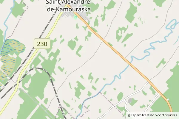 Mapa Saint-Alexandre-de-Kamouraska