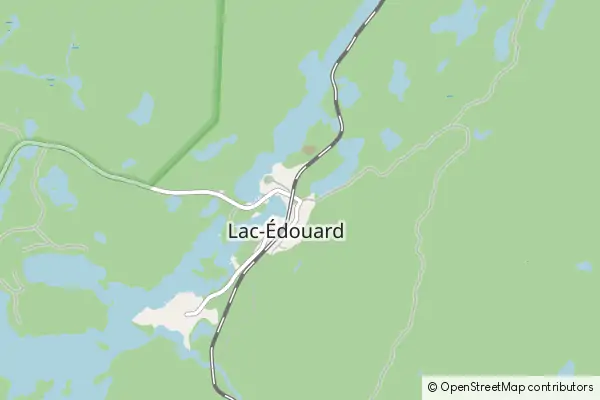 Mapa Lac-Édouard