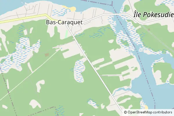 Mapa Bas-Caraquet