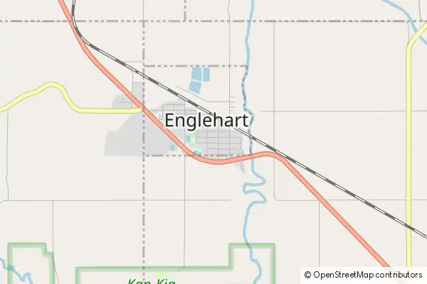 Mapa Englehart