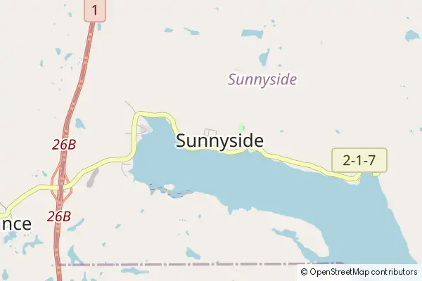 Mapa Sunnyside