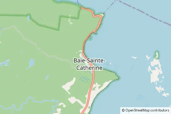 Mapa Baie Sainte-Catherine