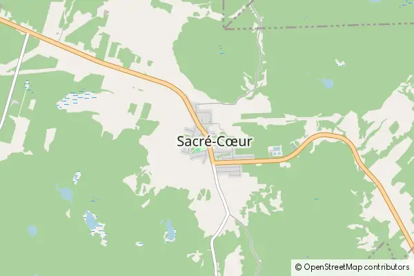 Mapa Sacre-Coeur-Saguenay