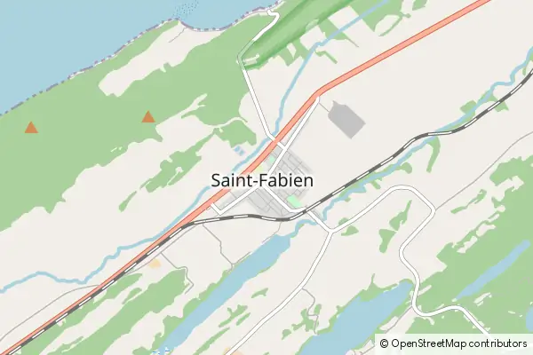 Mapa Saint-Fabien