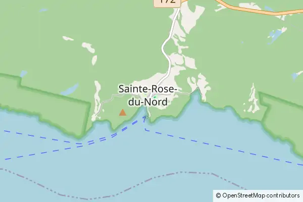 Mapa Sainte-Rose-du-Nord