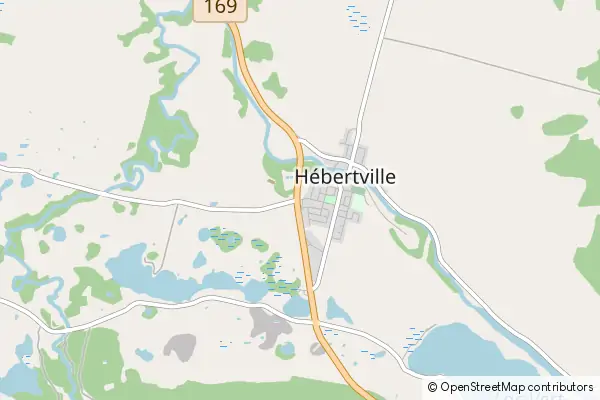 Mapa Hébertville