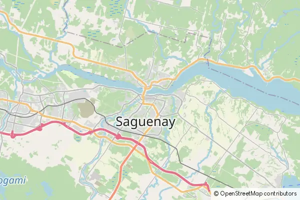 Mapa Saguenay