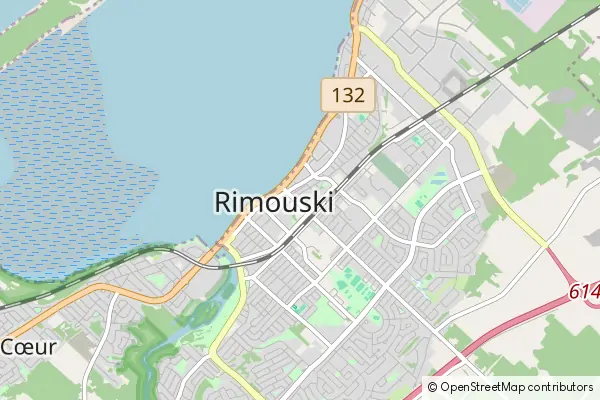 Mapa Rimouski