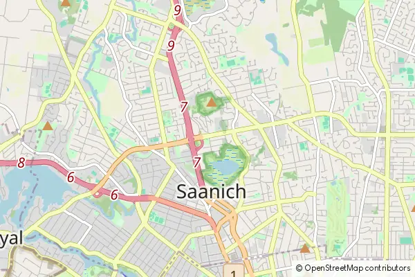 Mapa Saanich