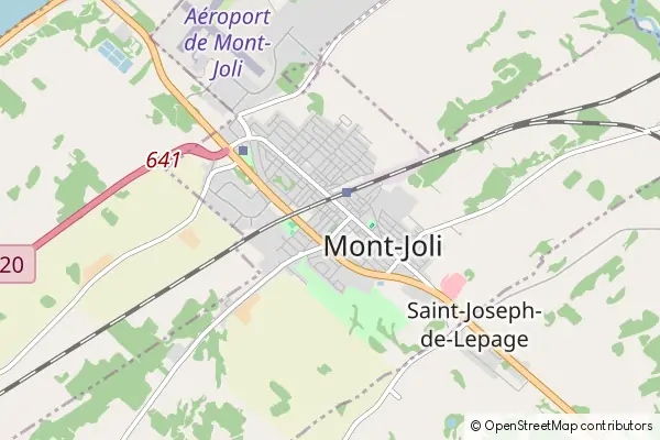 Mapa Mont-Joli