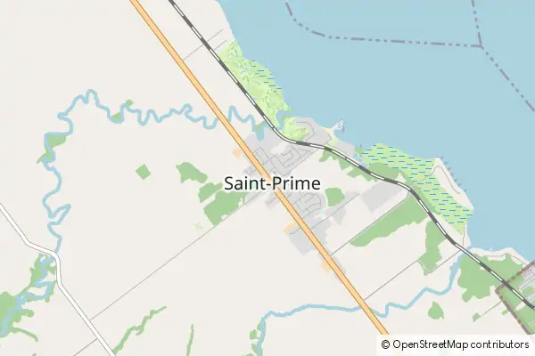 Mapa Saint-Prime