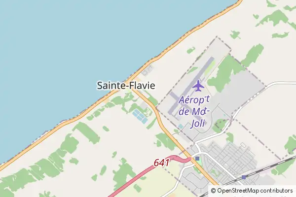 Mapa Sainte-Flavie