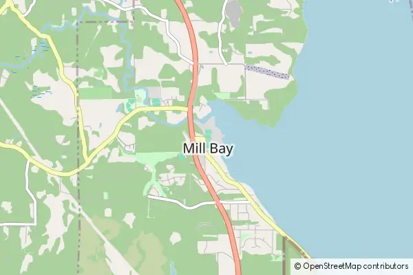 Mapa Mill Bay