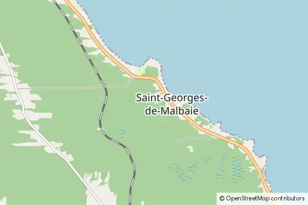 Mapa Saint-Georges-de-Malbaie