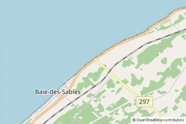 Mapa Baie des Sables