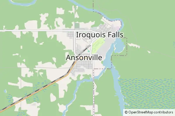 Mapa Iroquois Falls