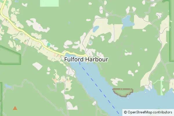 Mapa Fulford Harbour