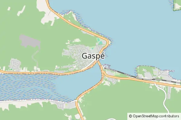 Mapa Gaspé