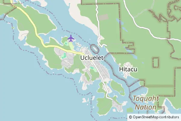 Mapa Ucluelet