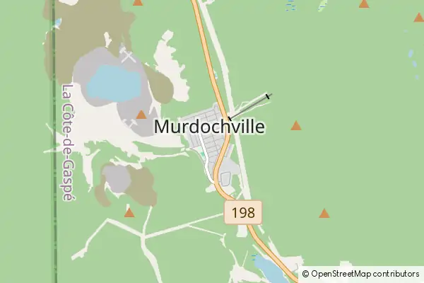 Mapa Murdochville