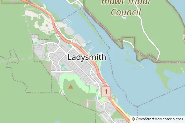 Mapa Ladysmith