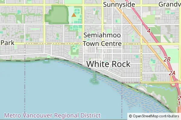 Mapa White Rock