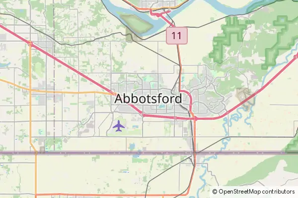 Mapa Abbotsford