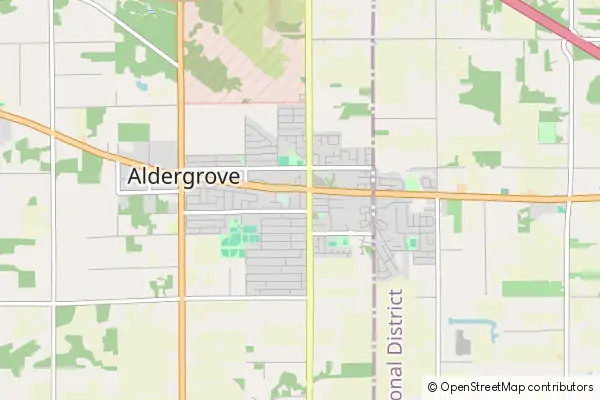 Mapa Aldergrove