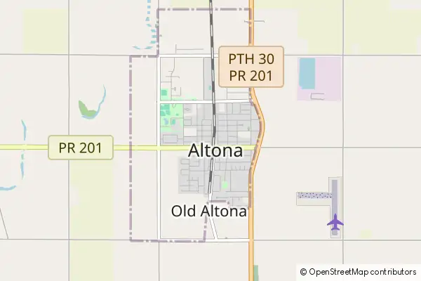 Mapa Altona