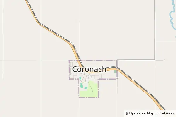 Mapa Coronach