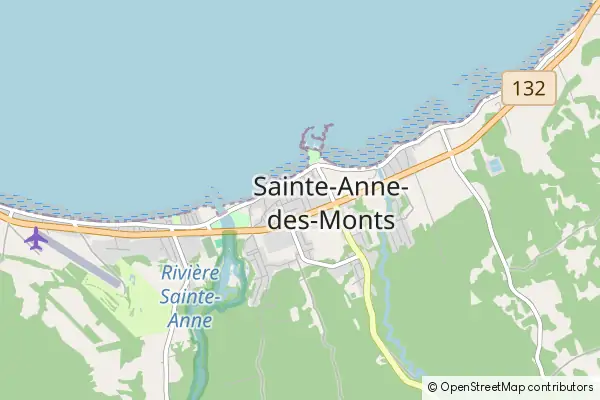 Mapa Sainte Anne des Monts