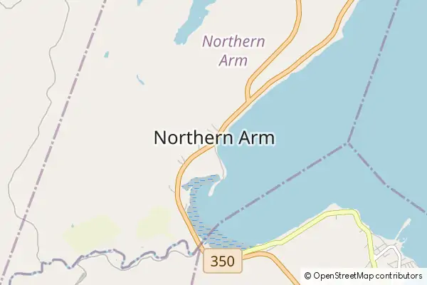 Mapa Northern Arm