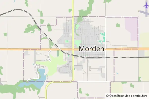 Mapa Morden