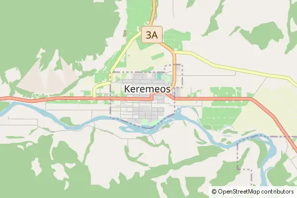 Mapa Keremeos