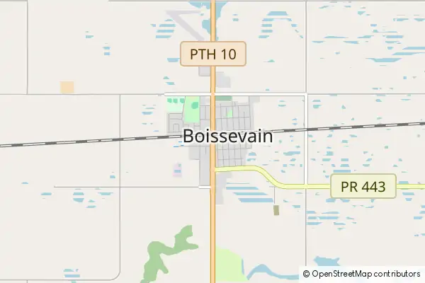 Mapa Boissevain