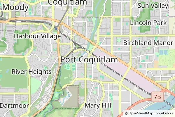 Mapa Port Coquitlam