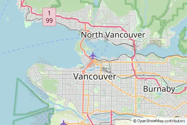 Mapa Vancouver