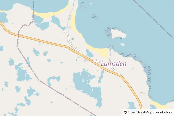 Mapa Lumsden