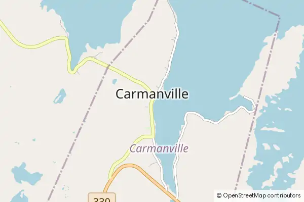 Mapa Carmanville