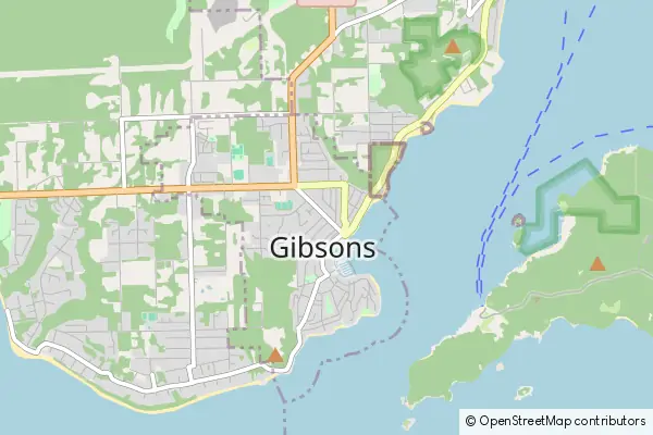 Mapa Gibsons