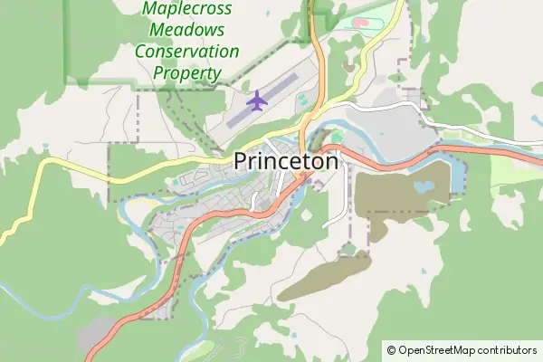 Mapa Princeton