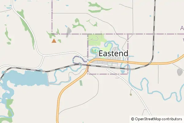 Mapa Eastend