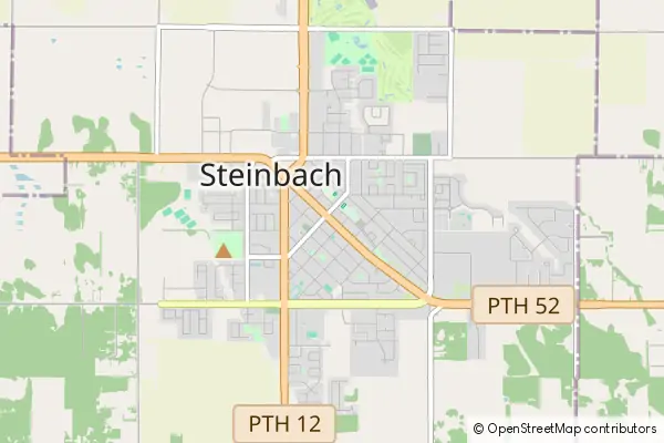 Mapa Steinbach