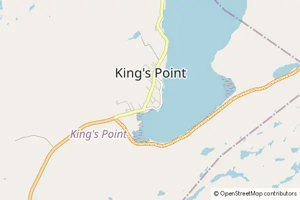 Mapa King's Point